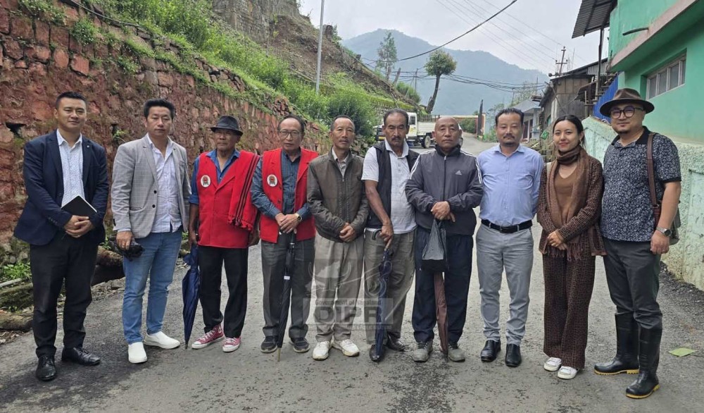NSDMA under Home Department visited Phesama village and extended financial relief to address immediate concerns on June 3. (DIPR Photo)